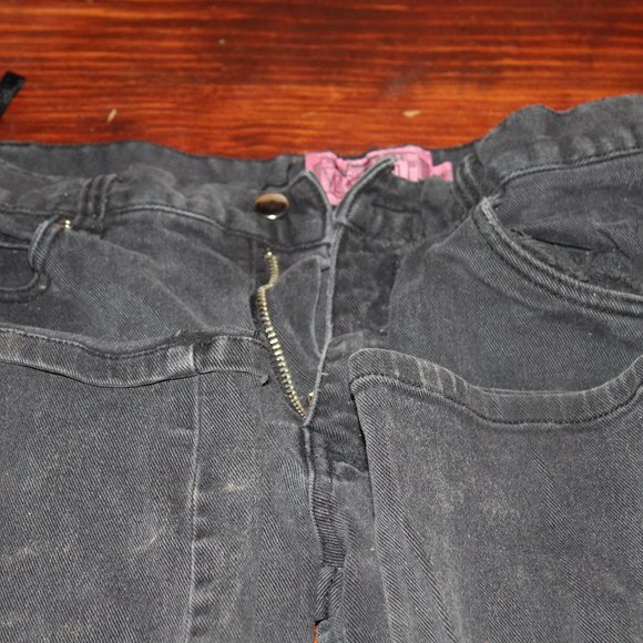 Trash And Vaudeville Black Skinny Jeans - Picture 4 of 4